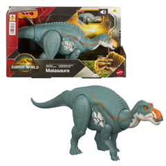 Jurassic World Rebirth Wild Roar Maiasaura Dinosaur Action Figure
