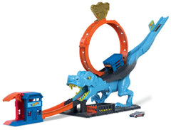 Hot Wheels City T-Rex Chomp Down Playset