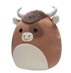 Original Squishmallows 12-Inch Shep Brown Spotted Bull