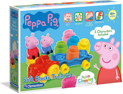 Peppa Pig Clemmy Soft Blocks Train Set