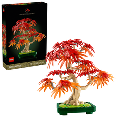 LEGO Botanicals Japanese Red Maple Bonsai Tree Plant Decor 10348