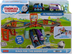 Thomas & Friends Race for the Sodor Cup Metal Engines Train Track Set