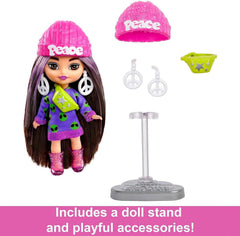 Barbie Extra Mini Minis Doll with Pink Hat