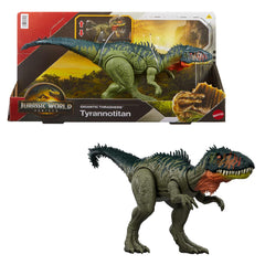 Jurassic World Rebirth Gigantic Thrashers Tyrannotitian Dinosaur Figure