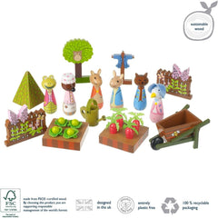 Peter Rabbit Wooden Playset