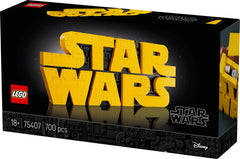 LEGO Star Wars Brick-Built Star Wars Logo Sign 75407