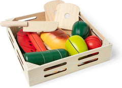 Melissa & Doug Wooden Cutting Food Set