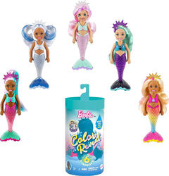 Barbie Chelsea Colour Reveal Metallic Mermaid Doll