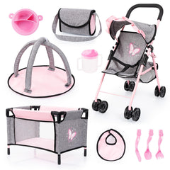 Bayer Design Doll 10-in-1 Buggy Play Set