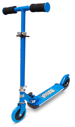 Ozbozz Lightning Strike Scooter with Step on Function - Blue