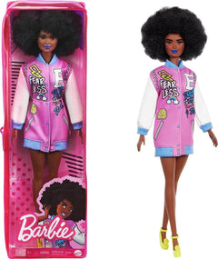 Barbie Fashionista Varsity Jacket Dress Doll