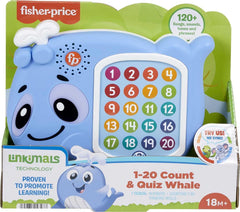 Fisher-Price Linkimals 1-20 Count & Quiz Whale