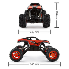 1:12 Scale Monster Truck Adjustable Chassis Orange