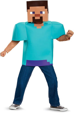 Minecraft Classic Mojang Steve Costume Small