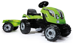 Smoby Farmer XL Green Tractor with Trailer