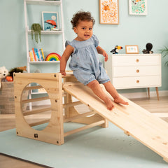 TP Active-Tots Wooden Climbing Cube with Slide