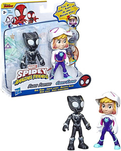 Spidey and His Amazing Friends Hero Reveal Ghost and Black Panther 4inch Figures