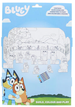 Bluey Build, Colour and Play Set