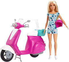 Barbie Doll and Scooter