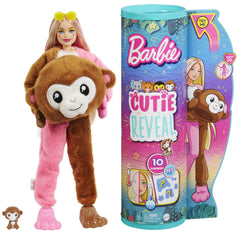 Barbie Cutie Reveal Jungle Series Monkey Costume Fashion Doll