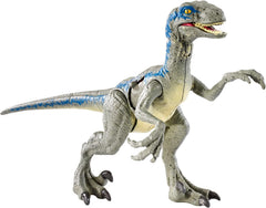 Jurassic World Battle Damage Velociraptor Blue