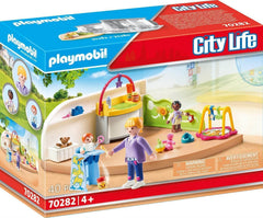 Playmobil City Life Pre-school Toddler Room 70282