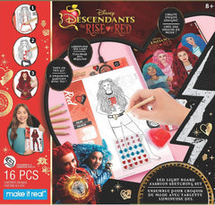 Make It Real Descendants 4 Rise of Red Digital Light Board Fashion Sketching Set