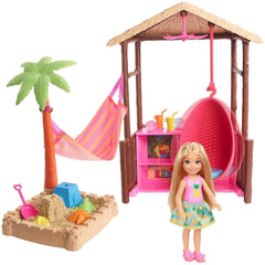 Barbie Chelsea Tiki Hut with Sand Molding