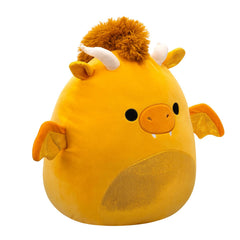 Original Squishmallows 16-Inch Mister the Gold Dragon Plush