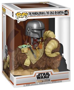 Funko POP The Mandalorian & The Child On Bantha Figure