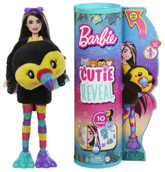 Barbie Cutie Reveal Doll Jungle Series Toucan