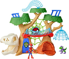 Spidey and Friends Dino Web Treehouse Playset