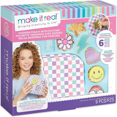 Make It Real Fashion Pouch with Patches