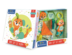 Baby Clementoni Comforter Gift Set - Puppy