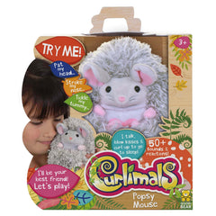 Curlimals Popsy the Mouse Plush