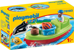Playmobil 70183 1.2.3 Fisherman with Boat