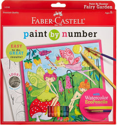 Faber Castell Colour By Number Fairy Garden