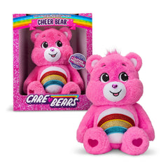 Care Bears 35cm Medium Glitter Belly Plush Cheer Bear