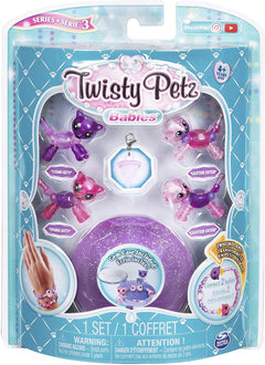 Twisty Petz Babies 4 Pack- Cosmo Kitty and Glitter Otter