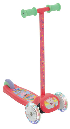 Peppa Pig Tilt N Turn Scooter with LED Lights