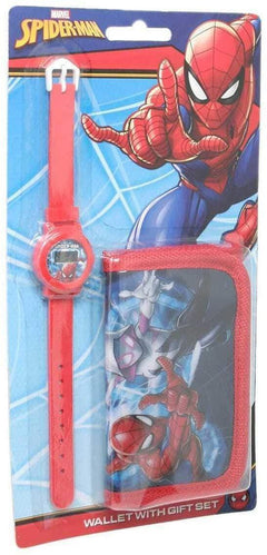 Marvel Spiderman Digital Watch & Wallet