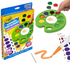 Crayola Washable Pop & Paint Watercolor Palette