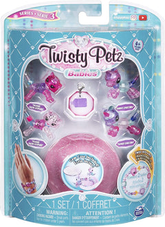 Twisty Petz Babies 4 Pack- Wookie Snow Leopard and Shiny Unicorn
