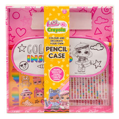 Crayola L.O.L. Surprise! Colour and Decorate Your Own Pencil Case