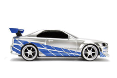 Fast & Furious RC Brian's Nissan Skyline GTR 1:24 Scale Die Cast Vehicle