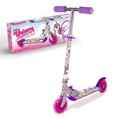 Ozbozz Unicorn Dreamland Scooter with Flashing Wheels