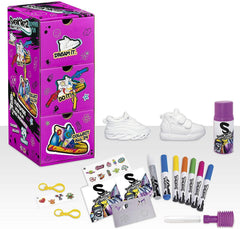 Sneak'Arts Customise your own Sneakers- Purple Set