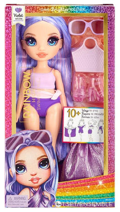 Rainbow High Swim & Style Fashion Doll- Violet