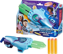 Transformers Toys EarthSpark Cyber-Sleeve Battle Blaster