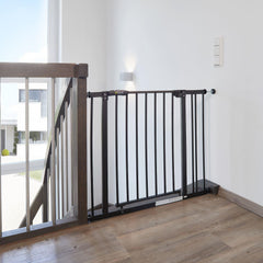 Hauck Close N Stop Safety Gate and 9cm Extension - Charcoal